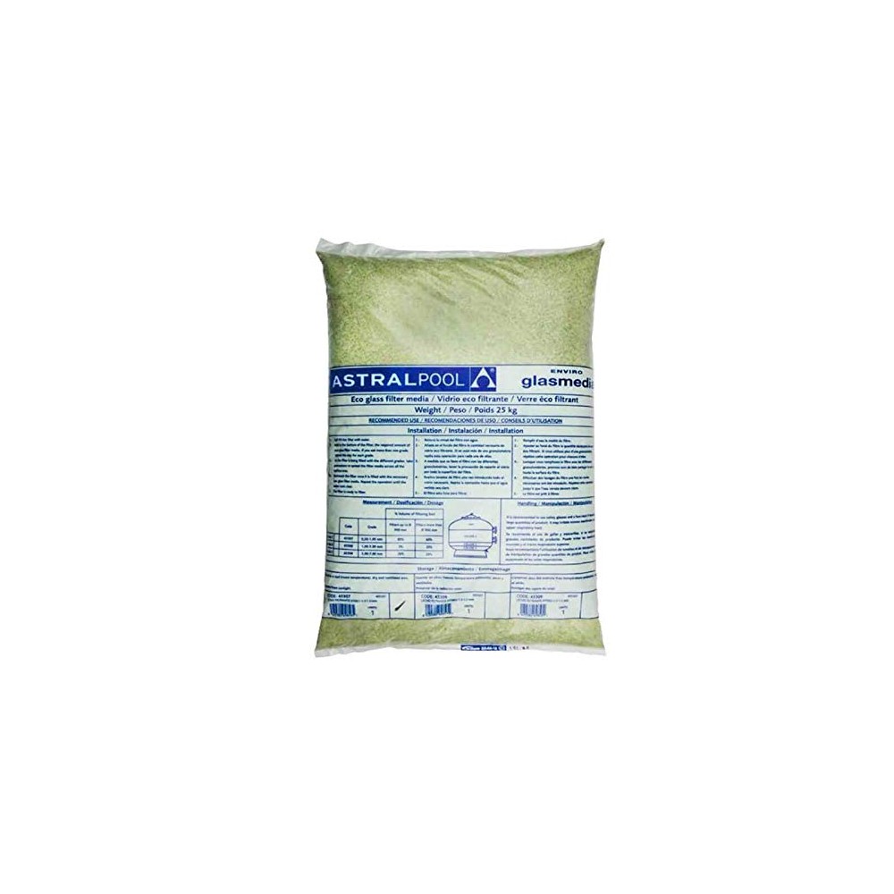 Filtračné sklo  0,5 - 1 mm 25 kg